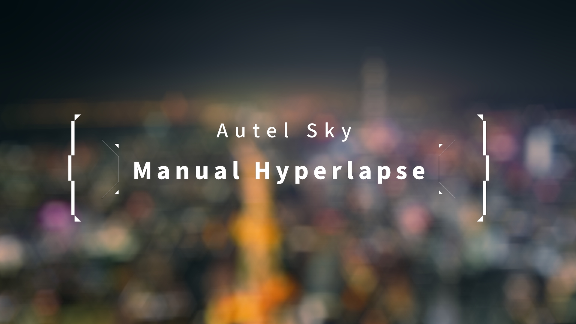 Autel Sky App - Hyperlapse Tutorial